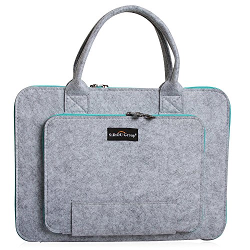 Sidiou Gruppe Mode Laptop Tasche Tablet PC Paket Laptop-Hülle wasserdichtes Gewebe Tasche Mode Laptop Tasche Tablet PC Paket Laptop-Hülle wasserdichtes Gewebe Tasche (14 Zoll, grau)