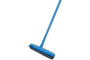 Peggy Perfect 7670 Balai en caoutchouc avec manche télescopique, 340 mm