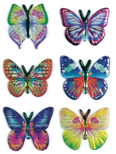 Preisvergleich Produktbild HERMA Sticker MAGIC "Schmetterlinge", Stoff