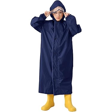 Gudotra Pioggia Incappucciati Antipioggia Poncho Con Cappuccino Giacche