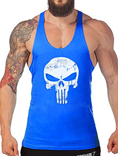 ROBO Tanque Deportivo Canotterie Para Hombres Gimnasio Músculo Formación Túnica Tank Top Sin Manga