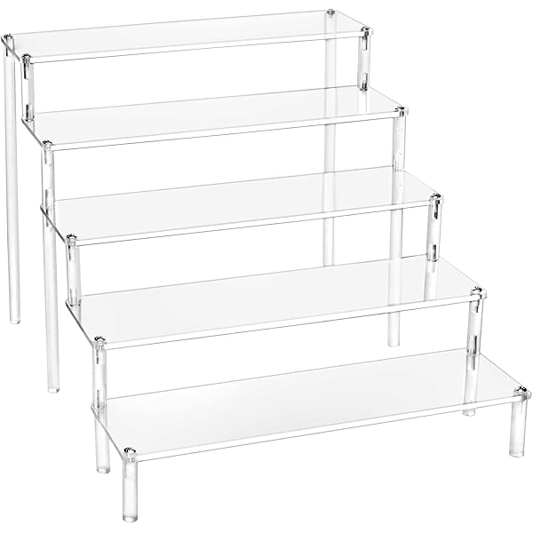 Acryl Display Ständer 2-stufig - Transparente Regale Für Sammlungen & Deko