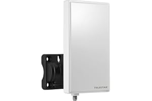 Philips Lighting Telestar Antenna 3 LTE Antenne Plate DVB-T/T2 Active intérieure, extérieure Amplification: 30 DB Blanc