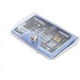RCI Transparent Button ATM Card Holder Credit/Debit 10 Card Slots