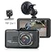 Produktbild 3 inch Auto Dashcam 1080P Full HD, Camecho Dual-Kamera für Autos, Fahr-Rekorder, DVR, mit Rückfahrkamera, Loopfunktion, Schwerkraftsensor, Nachtsicht (schwarz)