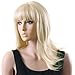 Songmics New Fashion Blond Full Wig Wavy Hair 55 cm WFY126