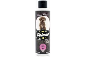 PETUXE Champú Texturizador de Rizos para Perros de Agua | Limpieza e Hidratación Profunda del Pelo Rizado con Aceite de Pepita de UVA y Vitaminas | Vegano | 200 ml