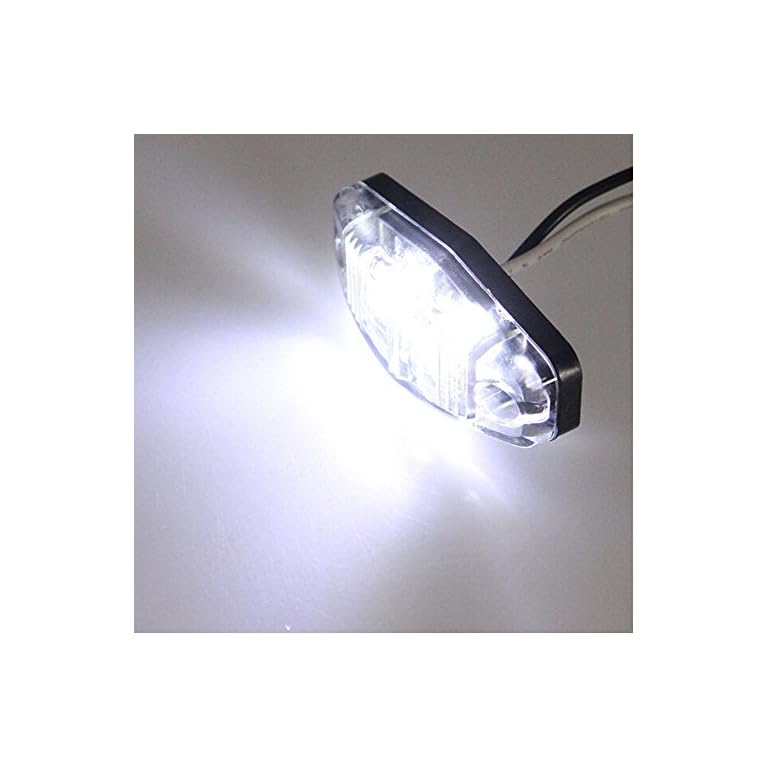 PolarLander 10 STK LED Seitenmarkierung Licht Abstand Lampe 12V 24V E