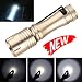 Produktbild Mitlfuny Q5 5000LM AA/14500 3 Modus Zoom LED- Super hell -Taschenlampe-Mini Police Torch ideal für Camping, Wandern und Spaziergang mit Hunde (Golden)