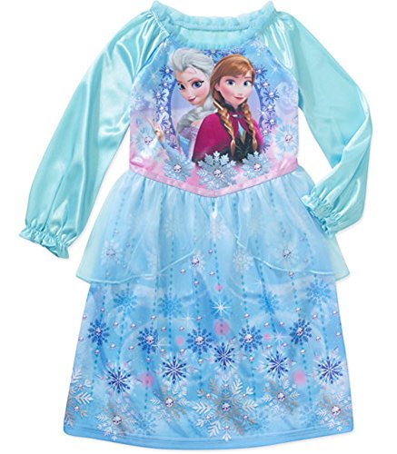 Disney Frozen Baby Girls' Anna And Elsa Long Sleeve Nighty - 12 Months