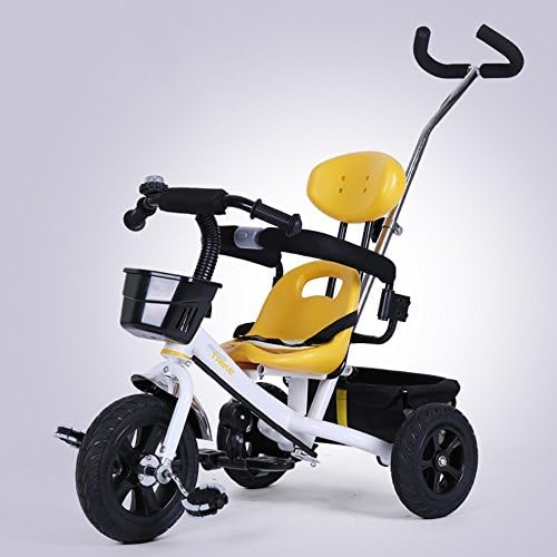 Children Tricycle Pedal Baby Trolley ( Color : White , Style : Titanium empty wheel )
