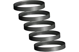 MON MOBILIER DESIGN Lot de 5_Joints en silicone ∅ 80 mm pour poêle haute température