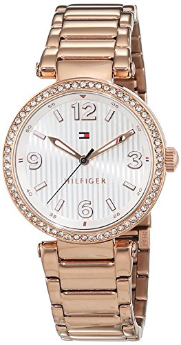 Tommy Hilfiger Damen-Armbanduhr Analog Quarz Edelstahl beschichtet 1781590 Tommy Hilfiger Damen-Armbanduhr Analog Quarz Edelstahl beschichtet 1781590