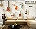 Produktbild Wh-Porp Musikinstrumente Klavier & Gitarre 3D Wandbilder Tapete 3D Fototapeten Für Musik Zimmer Und Bettwäsche Zimmer 3D Wandmalereien-300Cmx210Cm