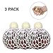 Price comparison product image Jspoir Melodiz Stress Relief Toy, Grape Ball, Colorful Bead Stress Ball, Silica Gel, Squeezing and Squishy Ball (beads)