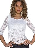 Name: Baumwolle aus stoff YALI T Faden Leeren Doppel Tüllspitze Tops,Weiß,Einheitsgröße