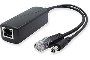 ANVISION Gigabit PoE Splitter, 12V 2A, IEEE 802.3af Compliant, for Security Camera, AP, Voip and More