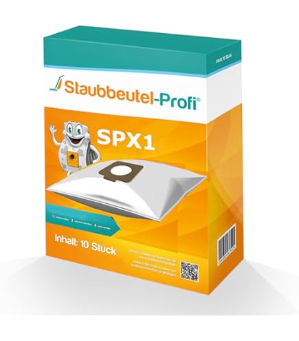 dustwave® - 20 sacchetti per aspirapolvere Moulinex 1350 Compact de Luxe - Sacchetti per aspirapolvere Dustwave® / Made in Germany + microfiltro
