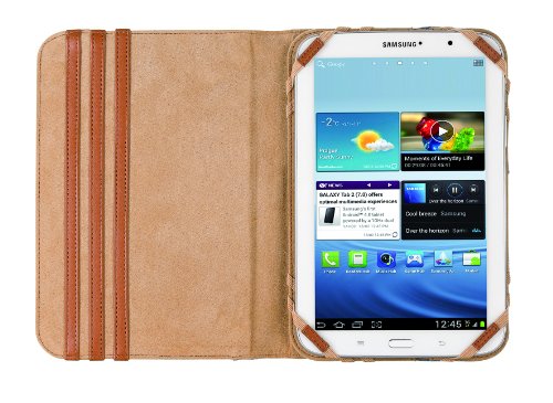 Trust Universal Jeans Folio Stand 17,8 cm (7 Zoll) bis 20,3 cm (8 Zoll) für Tablet blau - 4