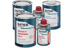 Troton 2 x EPOXY-grundfärg 10:1 primer 2K epoxiID 1,1 kg + 1 x skydd 1 l