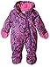Kite Baby Girls' Nimbus Long Sleeve Hooded Snowsuit, Purple (Purple/Pink), 0-3 Months