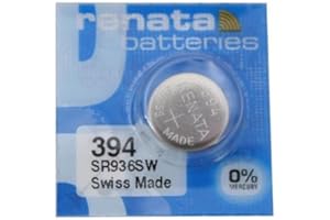 BEST PRICE SQUARE Renata - Batteria singola per orologio, prodotto svizzero, 394 o SR936SW o AG9 1,5 V