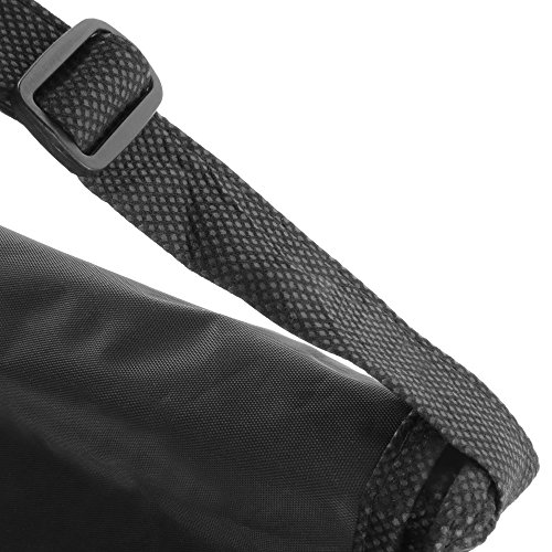 Extra breiter Kleidersack für Hochzeitskleider – Schwarz – 183 cm – Hangerworld - 3
