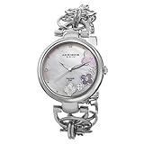 Akribos XXIV Damen-Armbanduhr Lady Diamond Analog Quarz AK645SS