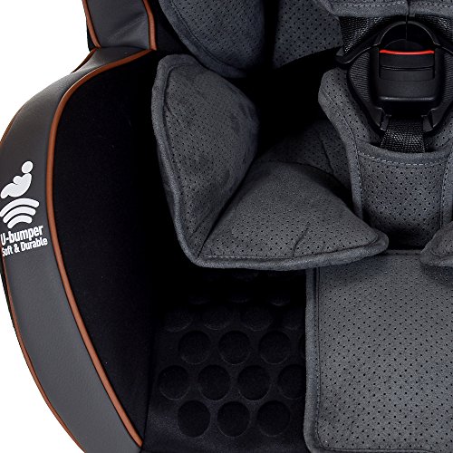 LCP Kids Autokindersitz 9-36 kg Gruppe 1 2 3 Saturn – SPS Seitenaufprall Schutzsystem – 4-fach verstellbare Kopfstütze und Liegepositon - 10