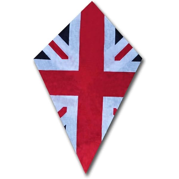 Union Jack Britain Flag Cotton Bandana - Paisley Pattern Unisex Head Scarf