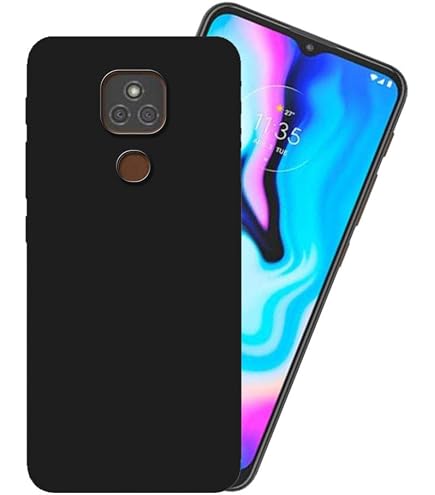 Custodia Per Motorola Moto E7 Plus Cover (6.5 Pollice), Nero