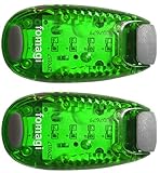 CLIP AUF DER RÜCKSEITE: zum Befestigen am Hundehalsband an der Jacke oder am Rucksack usw. schnell und einfach. Als Leucht-Anhänger, Cliplicht oder Sicherheitsclip.