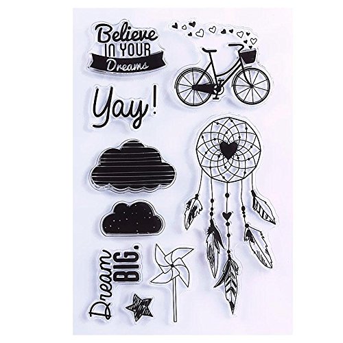 calistouk Fantastische DIY Transparente Dichtung für Foto Alben verziert, Traumfänger