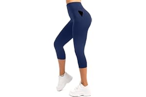 Leafigure Capri Leggings for Women High Waisted Athletic Shorts Workout Light Running Cycling Buttery Soft Yoga Shorts