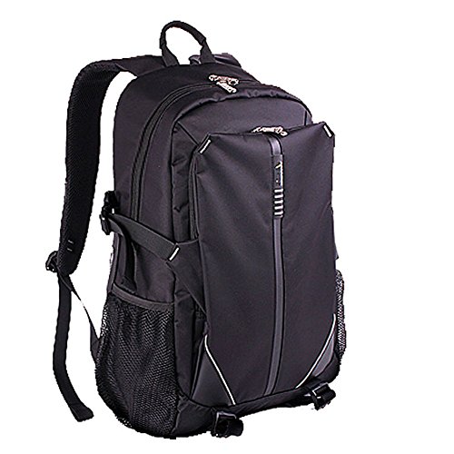 Preisvergleich Produktbild YAAGLE Rucksack Laptoptasche Sommer Schüler Schultasche Freizeit Lovers Schultertasche Reisetasche Gepäck-schwarz(15zoll)