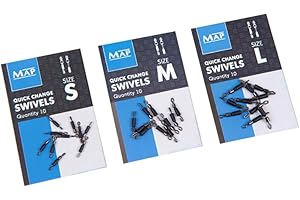 Advanced Angling Solutions Ltd Map Quick Change Swivels Small