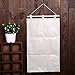 Highdas White Polka Dots Cotton Fabric Wall Door Cloth Hanging Storage Bag Case 6 Pocket Hanging bag Space Saver Gift Green