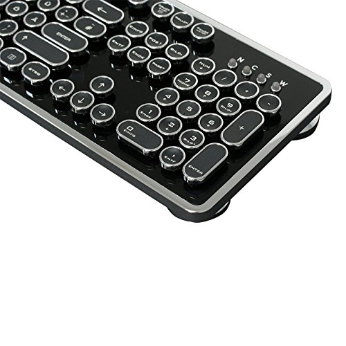 Nanoxia Ncore Retro, 105 mechanische Tasten, Anti-Ghosting, FN-Key, 1.000 Hz Ultrapolling, Kaihl White Switch, German-Layout - 3