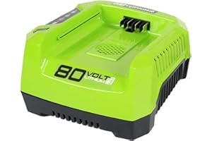 GUOML Greenworks 80V 4A Universal Charger, 340W Output, Compatible with All Batteries in the Greenworks Series 80V