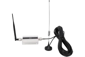 TONYSA Amplificador de Teléfono Celular para el Hogar, Repetidor de Teléfono Móvil 4G con Antena, Intensificador de Señal de Teléfono Inteligente de Doble Frecuencia (Enchufe Europeo)