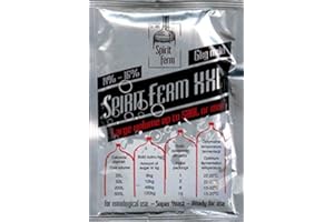 ALCOFERMBREW Turbohefe - Spirit Ferm XXL 75g | Destillieren Hefe | Hefe für Maische | Hefe für die Gärung | Wodka-Hefe