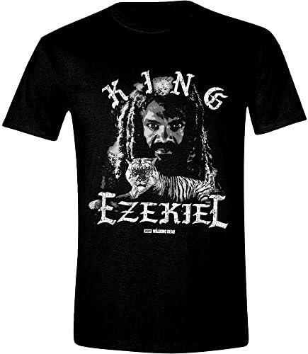 The Walking Dead - King Ezekiel Grundge Men T-Shirt - Black