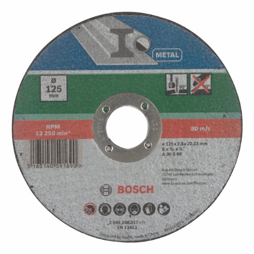 Bosch 2609256317 DIY Trennscheibe Metall 125 mm ø x 2.5 mm gerade - 2