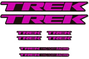 STAR SAM Pegatinas compatibles con cuadro bici Trek Factory Racing Lila