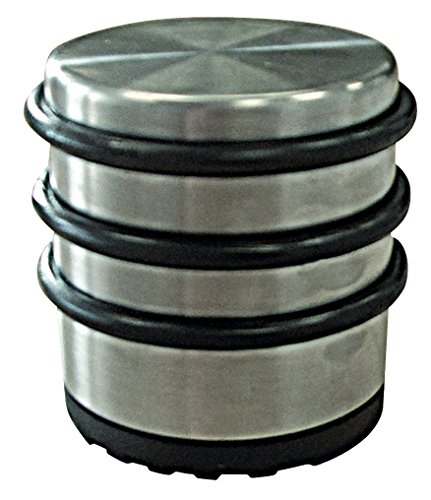 Oxid7 Türstopper hoch ca. 9x9cm Türpuffer Tür Stopper Halter Puffer Edelstahl-Design – 8 Stück - 4