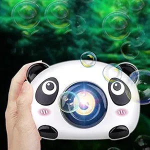 Bubble Camera with Switching to Blower Camera Water Bubble Camera with Blower Fan (Multi Color and Multi Design)