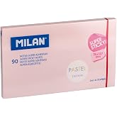 PAD 90 SUPER ADHESIVE NOTES PINK PASTEL 76x5 mm MILAN