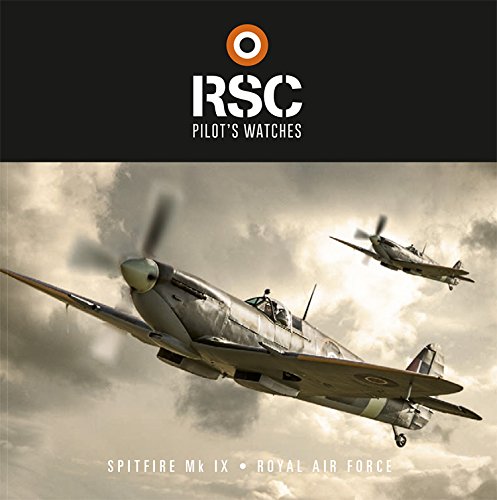 RSC803, SPITFIRE Mk IX, RSC Pilot's Watches, Swiss movement, Vintage, Aviation, Air Force