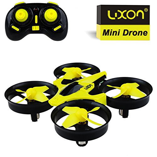 Boys Toys Drones Indoor or Outdoor Flying Toys Headless Mode 2.4G 4CH 6Axis Quadcopters for Kids Beginners Gifts(Yellow) By Luxon