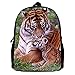 Price comparison product image 3D Animal Print Backpack Men's Fashion Polyester Bag